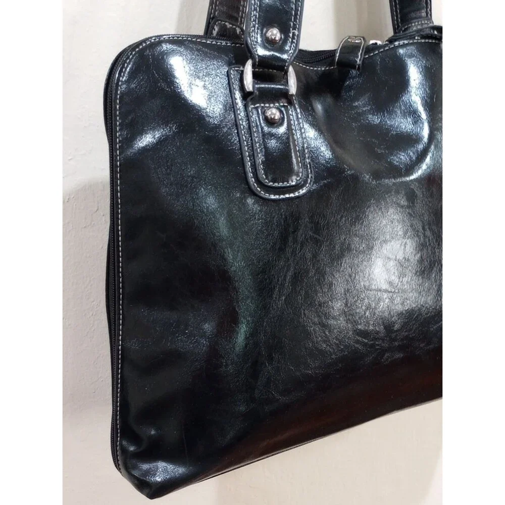 Samsonite Black Zip Around Soft Laptop Briefcase Tote
